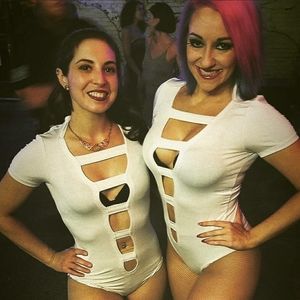 White Cutout Bodysuit